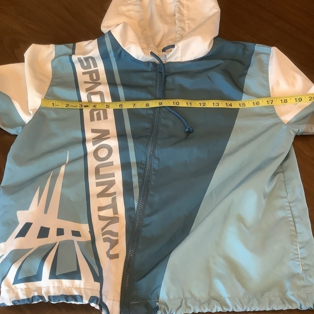 Disney Parks Space Mountain Windbreaker Jacket Small Retro Colorblock - Picture 11 of 12